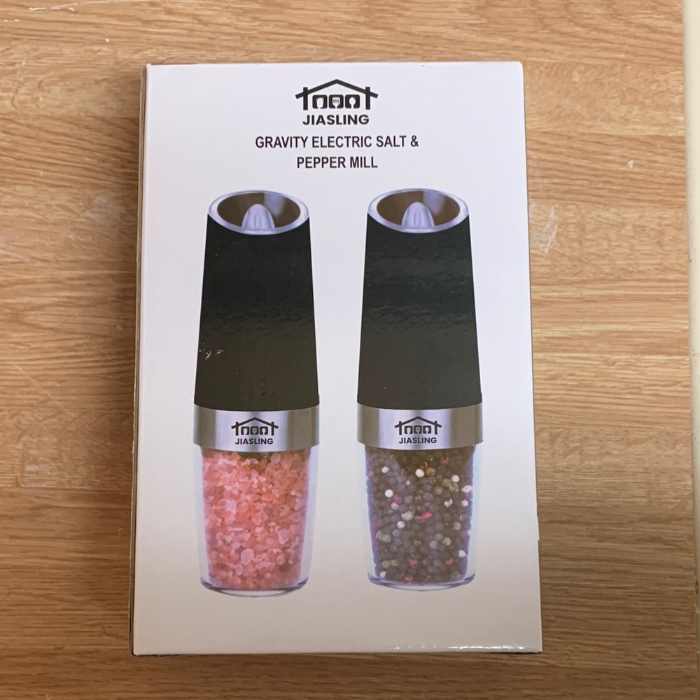 NWT jiasling gravity electric salt and pepper mill